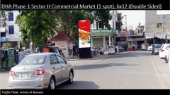 DHA Phase 1 Sector H Commercial Market, in-front of Bareeze (1 Spot)