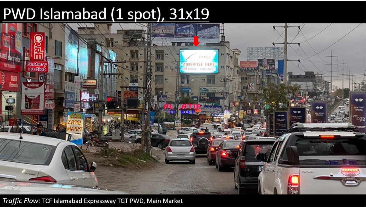 PWD, Islamabad (1 Spot) | Digital Billboard | ISL/RWP